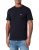 Armani Exchange Men’s Essential – Camiseta de Manga Corta con Logotipo de Monograma Lateral, Color Azul, Talla M, Azul Oscuro, M